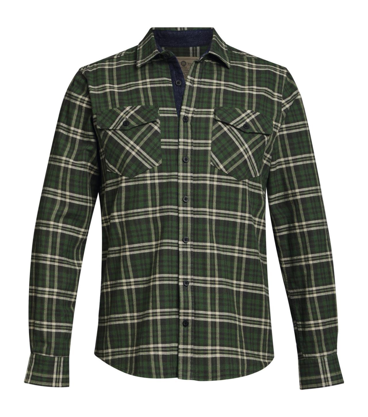 Hemd Gr. M PLAID FLANNEL Grün