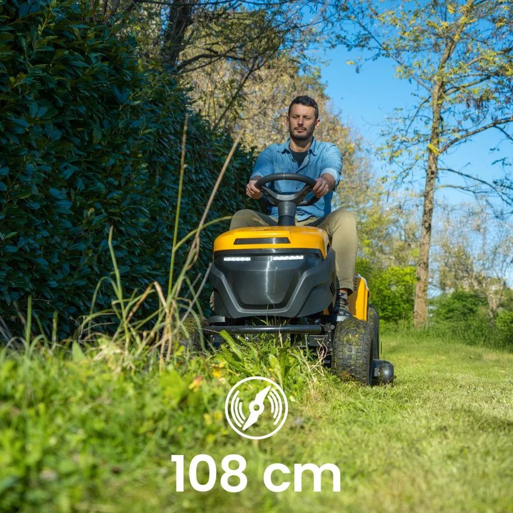 Rasentraktor Tornado 5108e - Grundgerät ohne Akku mit 5 A Ladegerät