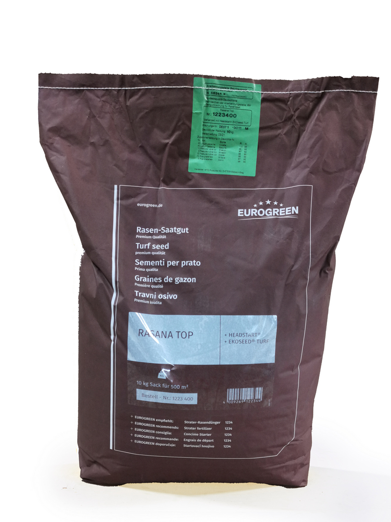 RASANA TOP Rasensaat Headstart® + EKOSEED TURF 