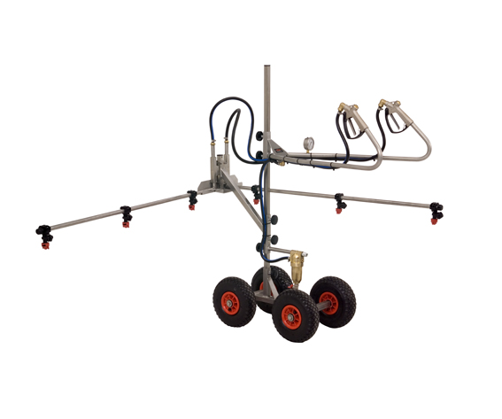 12 Spritzausleger und Spritzmasten