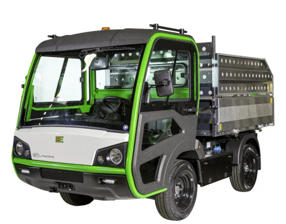 Etesia ET-Lander Elektronutzfahrzeug mit Pritsche