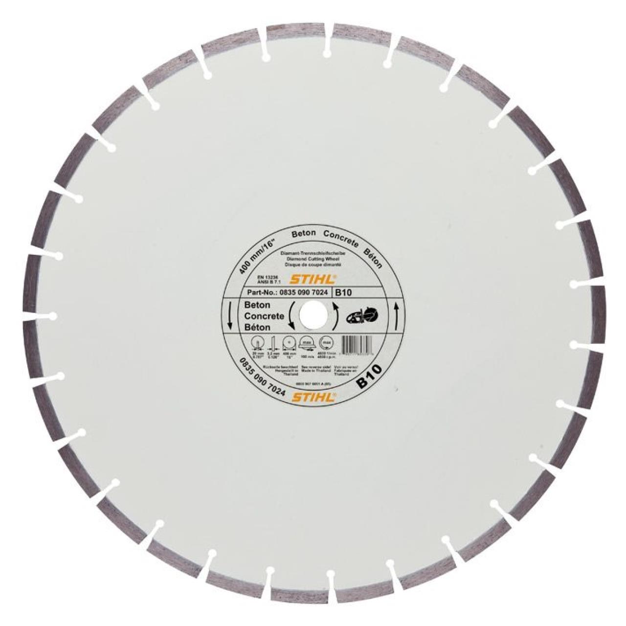 Trennscheibe D-B80 Ø 350mm/14''